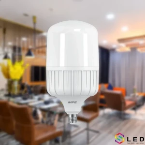 Đèn Led Bulb trụ 60W MPE ánh sáng trắng