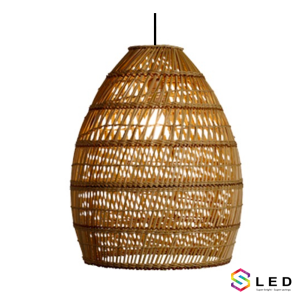 Đèn mây tre hình chuông kín thumb