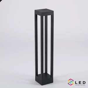 Đèn trụ sân vườn vuông đế mỏng 300mm 220v thumb