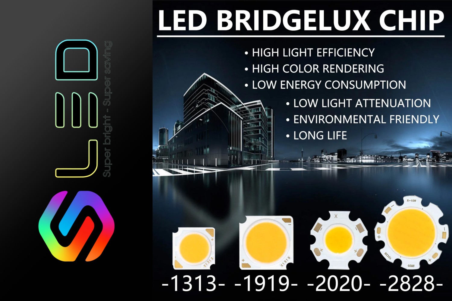 Bridgelux COB LED Chip 3W 5W 7W 10W 20W 30W 40W Light Emitting Diode LED Module