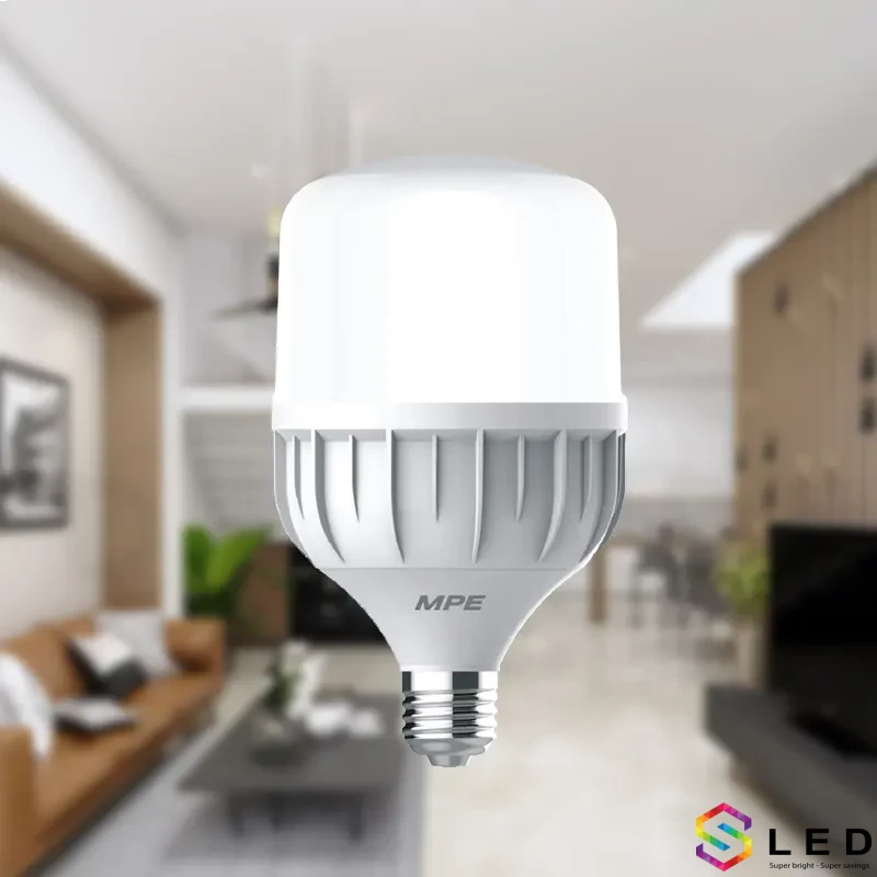 Đèn Led Bulb trụ 50W MPE ánh sáng trắng