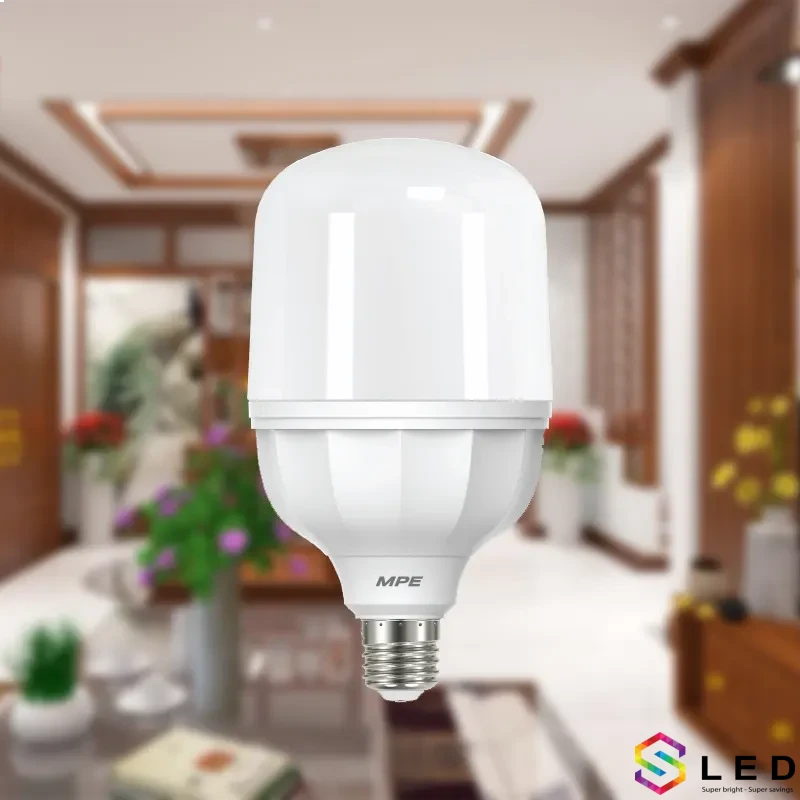 Đèn Led Bulb trụ 30W MPE ánh sáng trắng