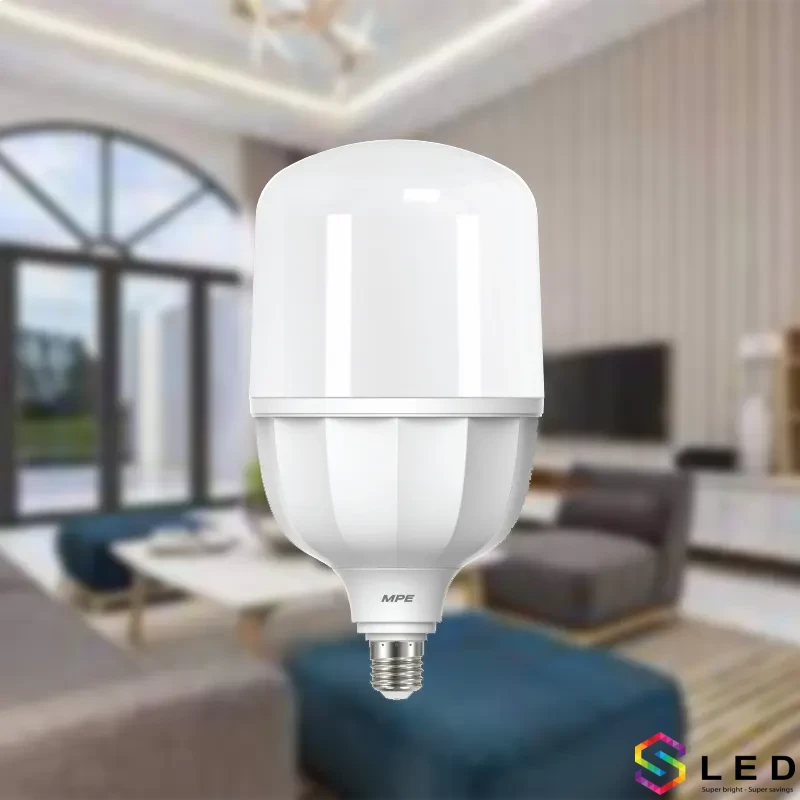 Đèn Led Bulb trụ 50W MPE ánh sáng trắng